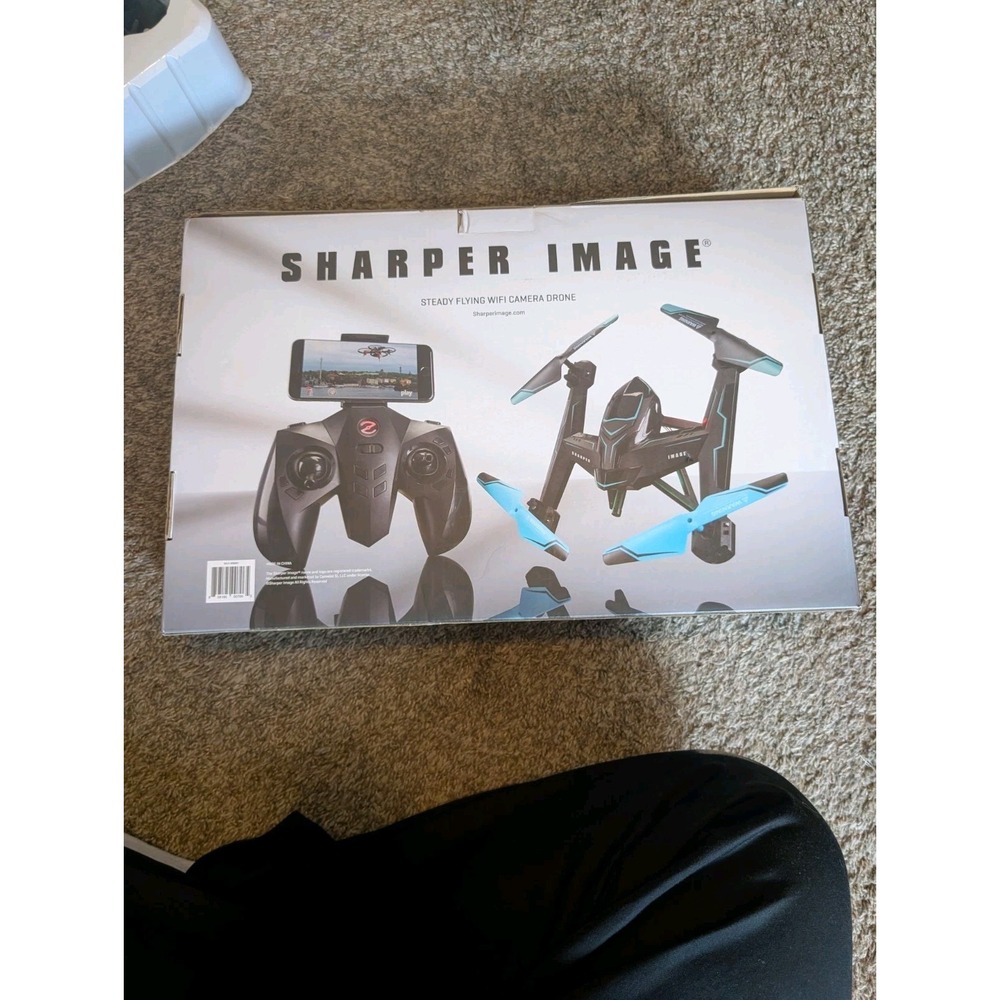 Incredible Sharper Image Steady Flying Wi-Fi Camera, Model 206089, Missing Parts